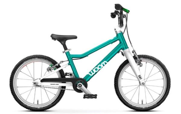 WOOM GO 3 16" metallic turquoise 4-6 Jahre &bull; 105&ndash;120 cm 5,4 kg
