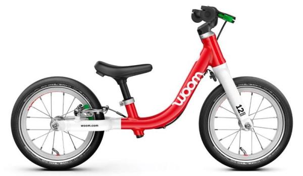 WOOM GO 1 12" woom red 1,5&ndash;3,5 Jahre &bull; 82&ndash;100 cm 3 kg