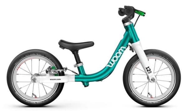 WOOM GO 1 12" metallic turquoise 1,5&ndash;3,5 Jahre &bull; 82&ndash;100 cm 3 kg