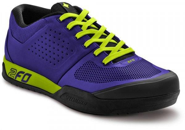 SPECIALIZED 2FO Flat MTB Shoe Woman IND/HYP GRN indigo hyper green 38