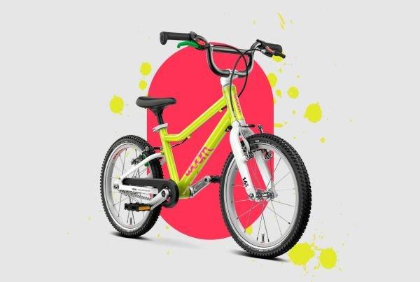 WOOM GO 3 16" neon lime 4-6 Jahre &bull; 105&ndash;120 cm 5,4 kg