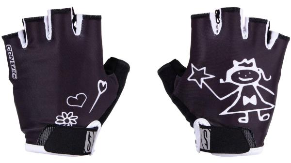 CONTEC Girly Kinder S schwarz, wei&szlig;