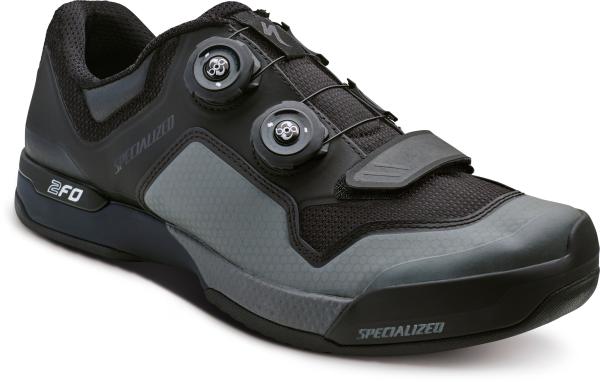SPECIALIZED 2FO CLIPLITE MTB SHOE BLK/DKGRY 45/11.5
