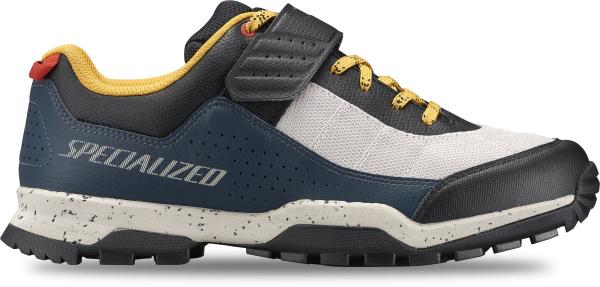 Specialized Rime 1.0 Mountain Bike Shoes Cast Blue/White Mountains/Brassy Yellow 40