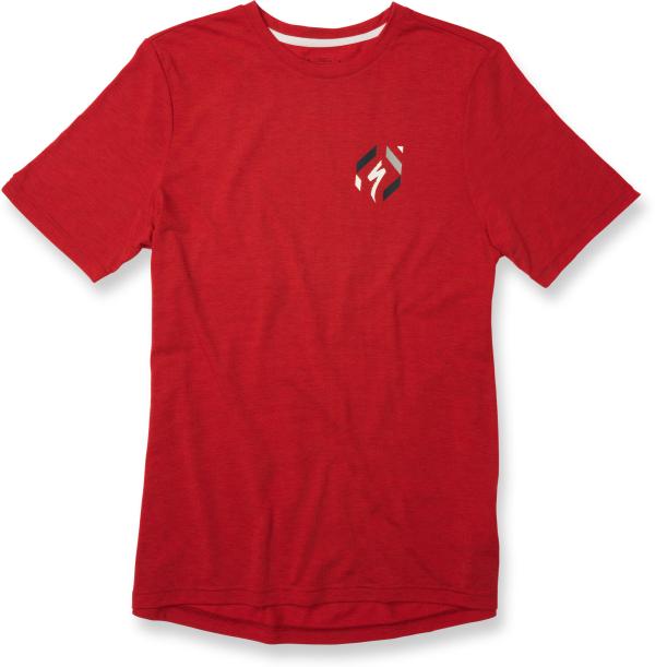 Specialized drirelease&Acirc;&reg; '74 T-Shirt Red Heather/Cream Medium