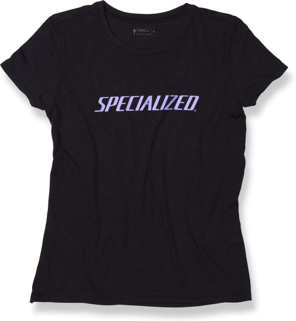 Specialized Women's Standard T-Shirt Black/Powder Indigo Small