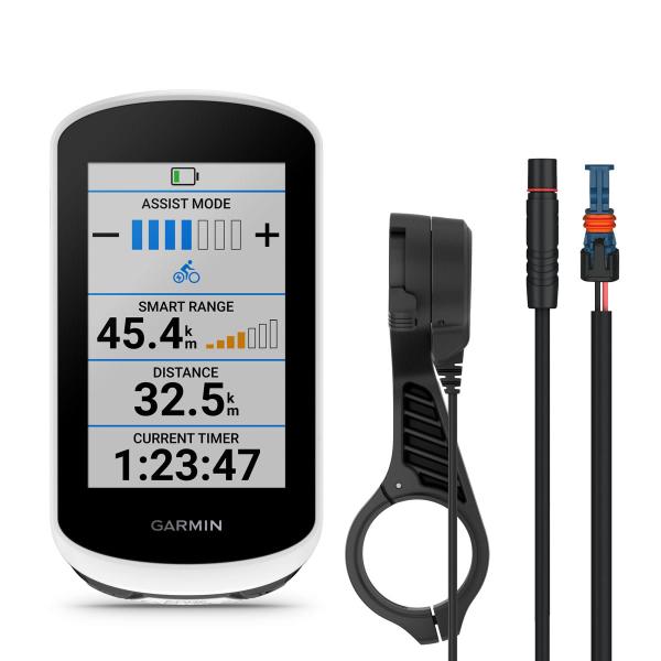 Garmin Edge&reg; Explore 2 Power Mount Bundle, Includes Power Pin Connectors and Bosch Compatible Cable