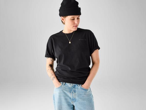 Trek Shirt Trek Monochromatic Logo M Black/Black